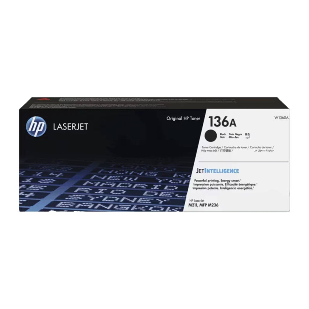 کارتریج لیزری مشکی اچ پی مدل HP 136A مناسب پرینترهای HP