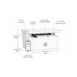 ابعاد پرینتر لیزری سه‌کاره HP LaserJet MFP M141w