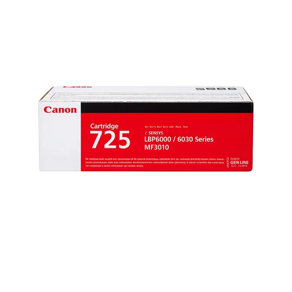 کارتریج تونر لیزری مشکی کانن مدل Canon 725 کارتریج تونر لیزری مشکی کانن مدل Canon 725