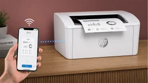 چاپ بی‌سیم از طریق گوشی موبایل با پرینتر لیزری HP LaserJet M111w