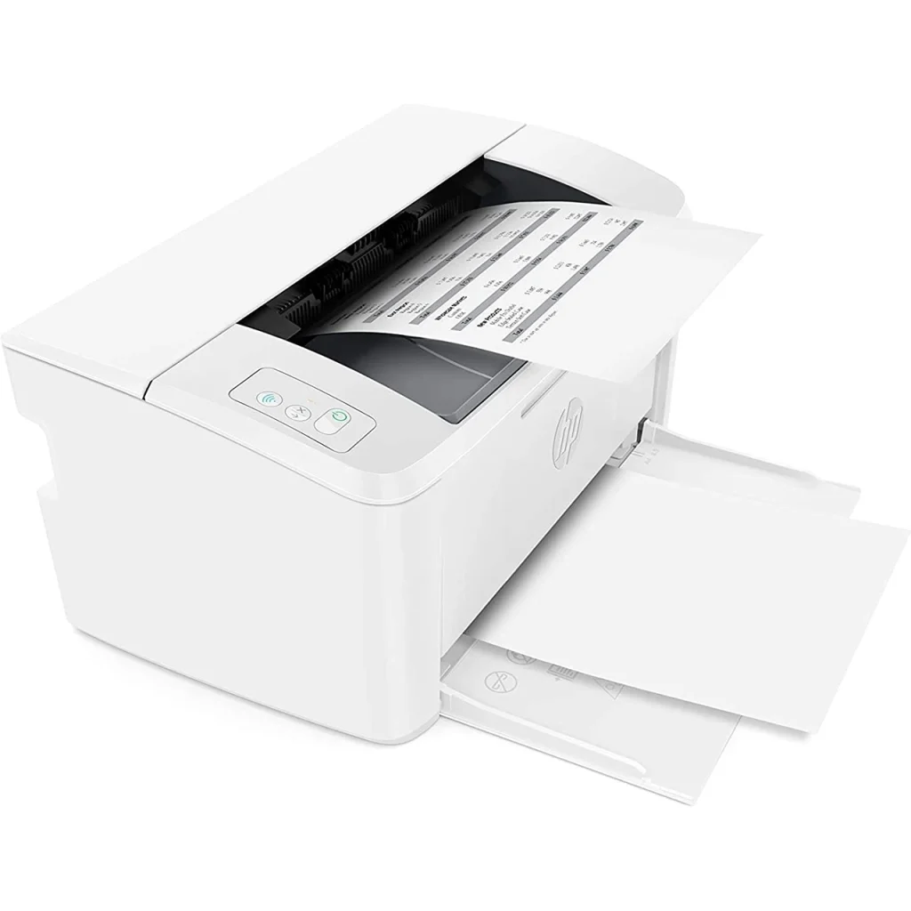 نمای سمت چپ پرینتر لیزری تک‌کاره HP LaserJet M111w